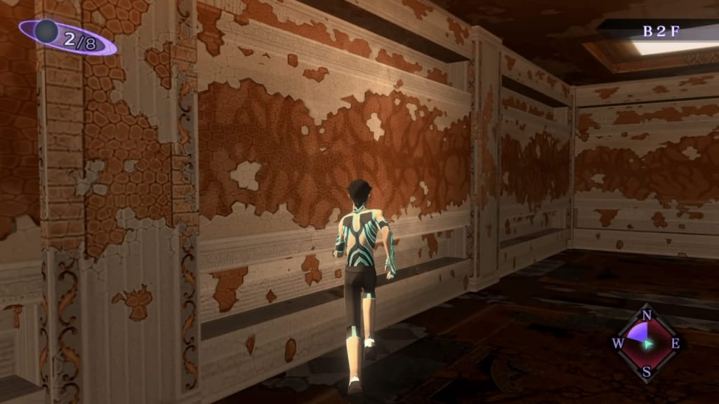 Shin Megami Tensei III: Nocturne HD Remaster - Labyrinth of Amala Deep Zone Second Kalpa B2F Magic Wall 1