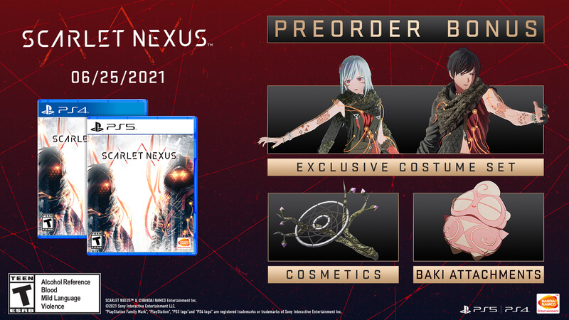 Scarlet Nexus - Pre-Order Bonuses