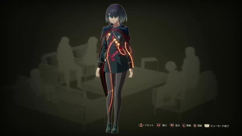 Scarlet Nexus - Tsugumi Nazar Weapon, Equipment and Visual Information