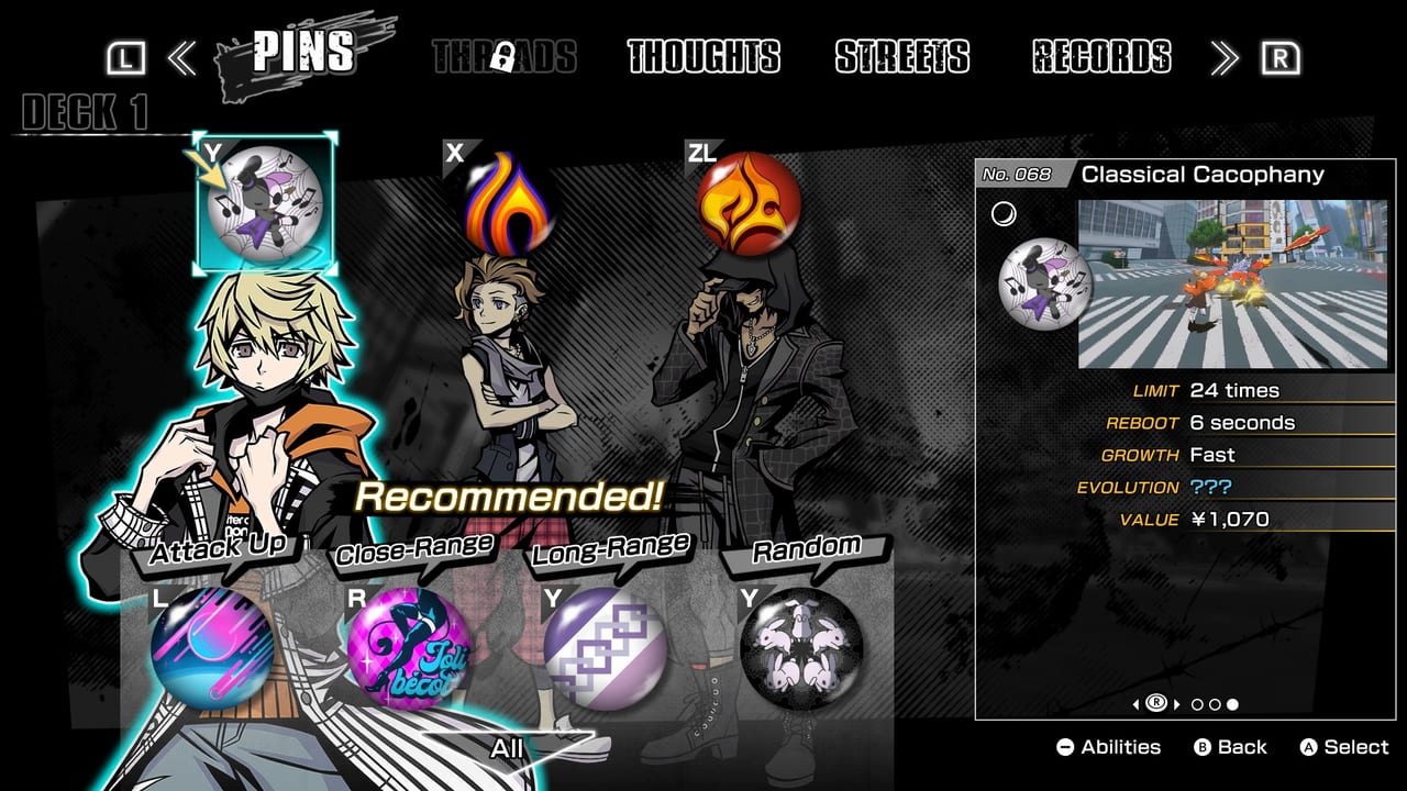 NEO The World Ends with You Best Pins to Use and Level SAMURAI GAMERS