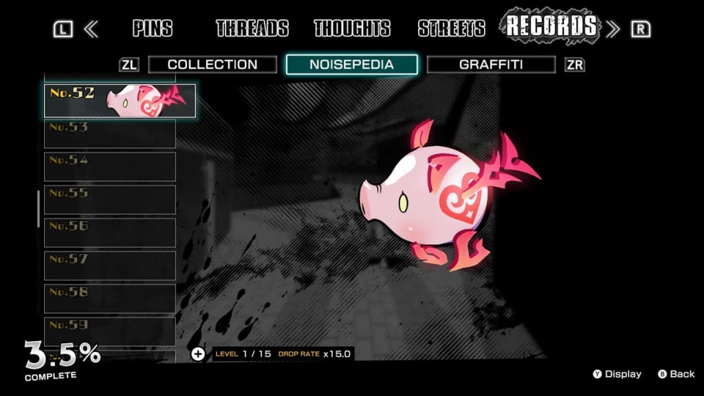 NEO: The World Ends with You - Pig Carol Noise Stats and Abilities