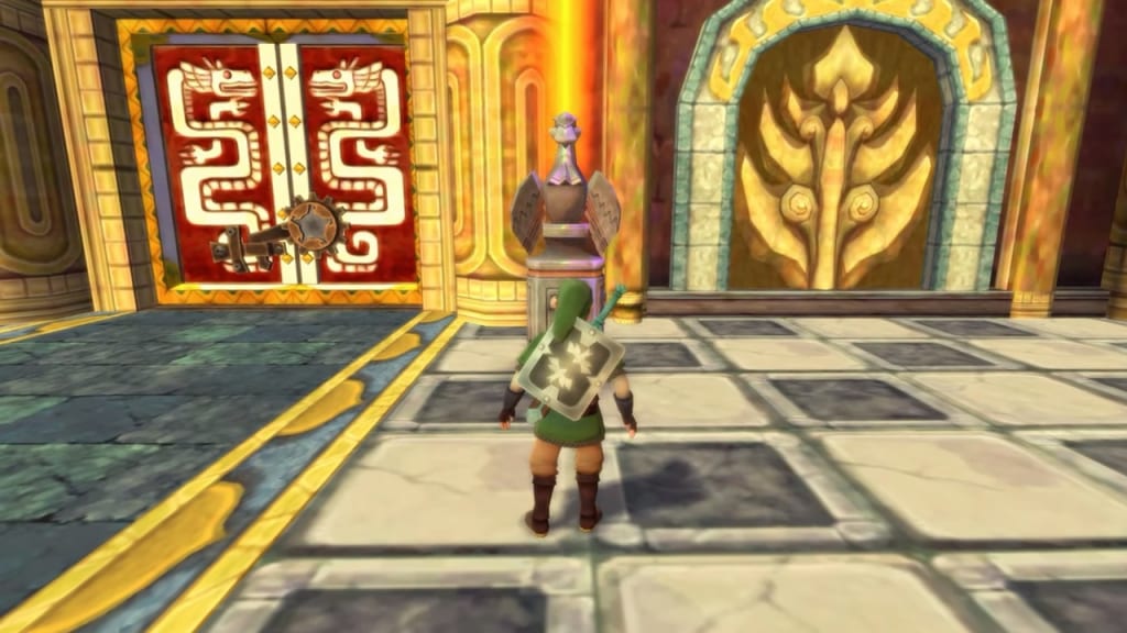 The Legend of Zelda: Skyward Sword HD - Chapter 4: Eldin Volcano Earth Temple Entrance
