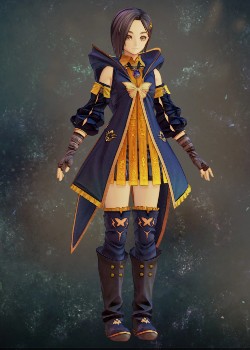 Tales of Arise - Rinwell Blue Inherited Coat Costume Outfit