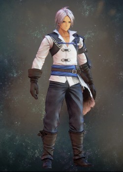Tales of Arise - Alphen Midnight Battle Garb Costume Outfit