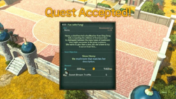 Ni no Kuni 2: Revenant Kingdom – Side Quest 035 Fun with Fungi