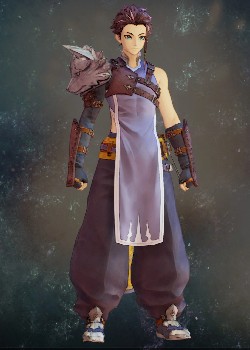 Tales of Arise - Law Silver Wolf Vest Costume Outfit