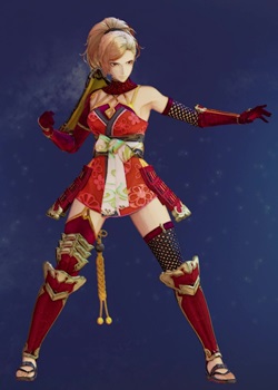 Tales of Arise - Kisara Female Samurai Armor B Costume Outfit