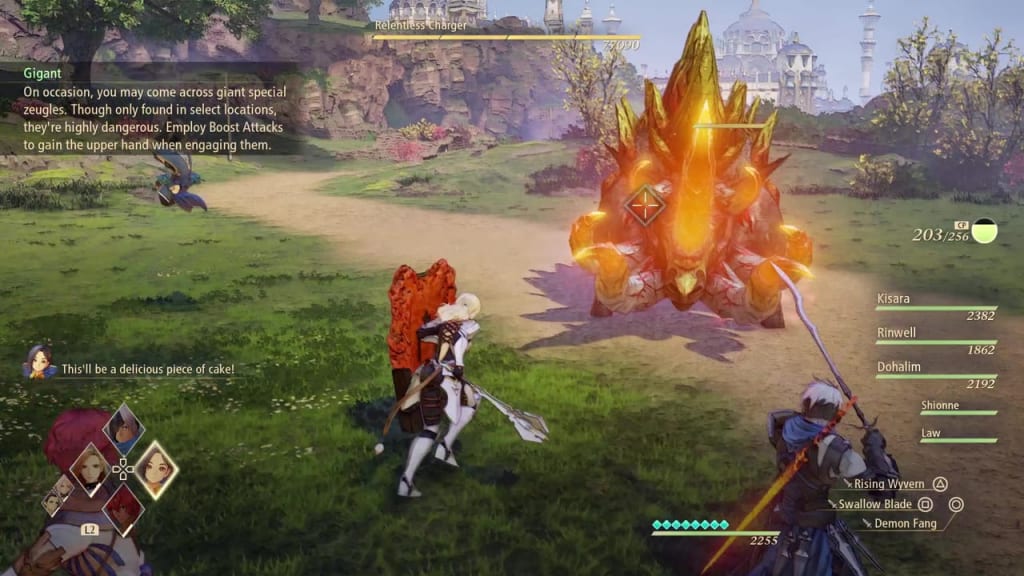 Tales of Arise - Relentless Charger Gigant Zeugle Boss Strategies