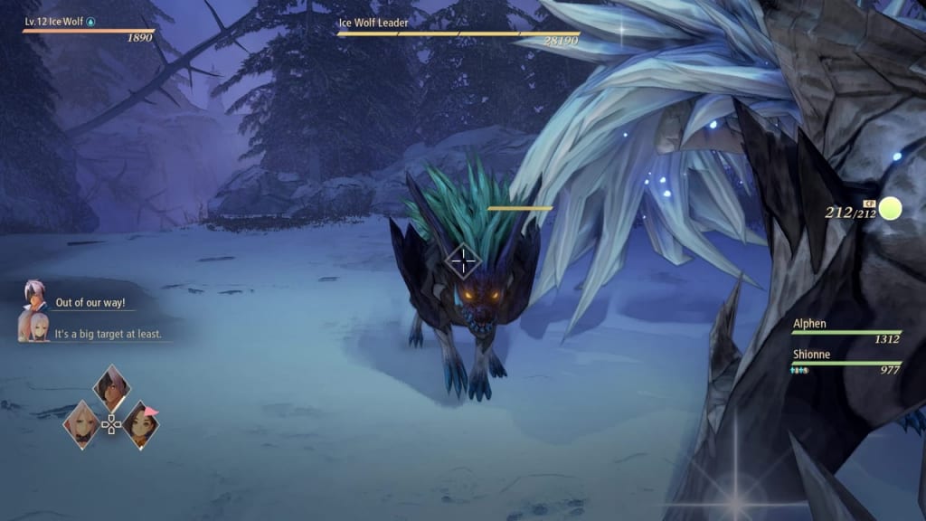 Tales of Arise - How to Defeat Ice Wolf Leader Boss Zeugle Eliminate Ice Wolf Minions
