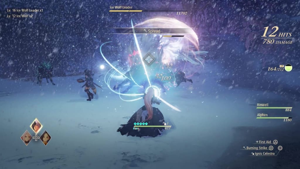 Tales of Arise - How to Defeat Ice Wolf Leader Boss Zeugle Wing Clip Shionne Boost Attack