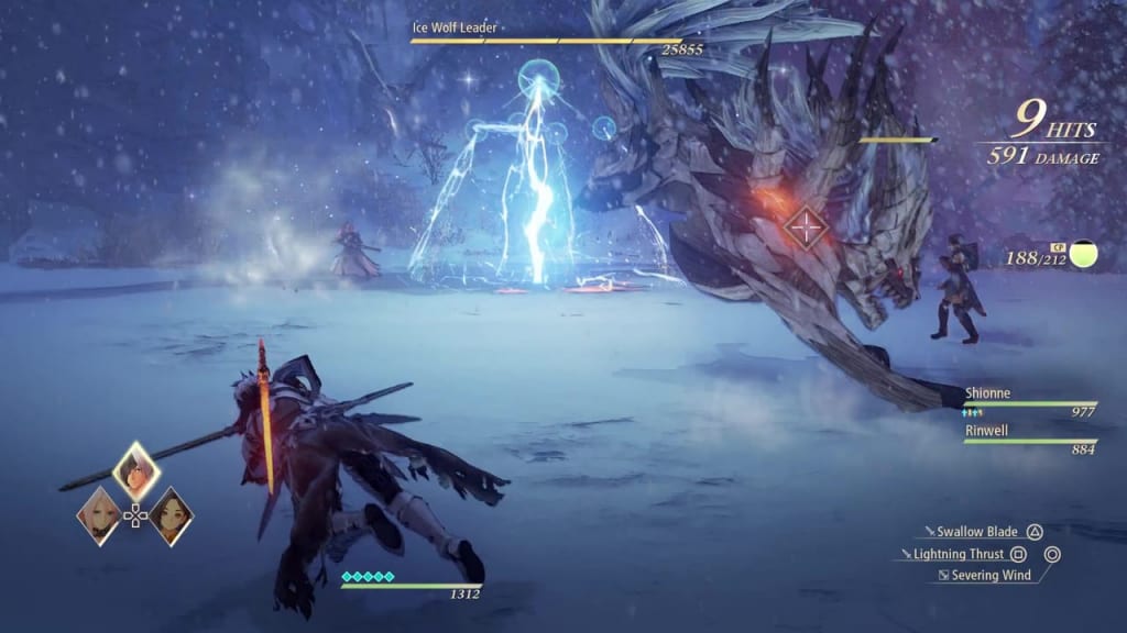 Tales of Arise - How to Defeat Ice Wolf Leader Boss Zeugle Claw Attack