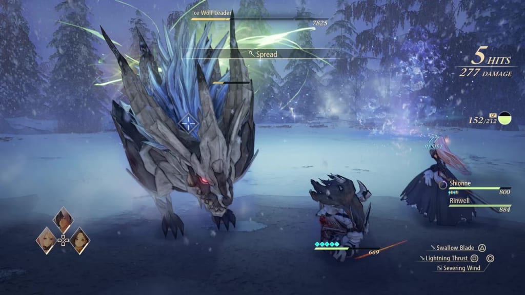 Tales of Arise - How to Defeat Ice Wolf Leader Boss Zeugle Pounce Attack