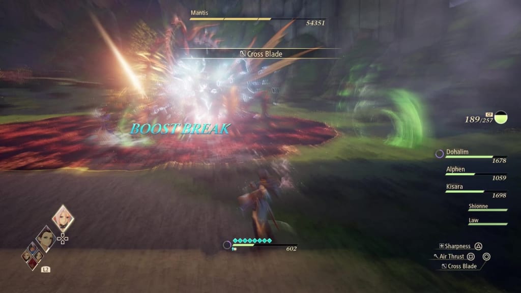 Tales of Arise - How to Defeat Mantis Gigant Zeugle Blazing Sword: Burning Wave Alphen Boost Attack