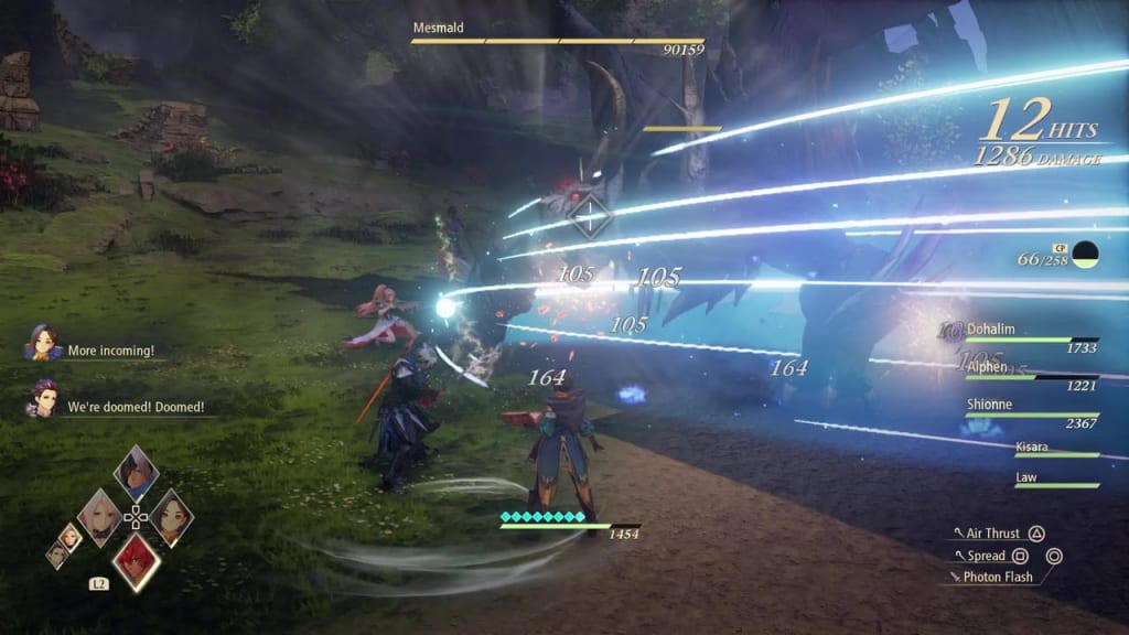 Tales of Arise - Mesmald Wing Clip Shionne Boost Attack