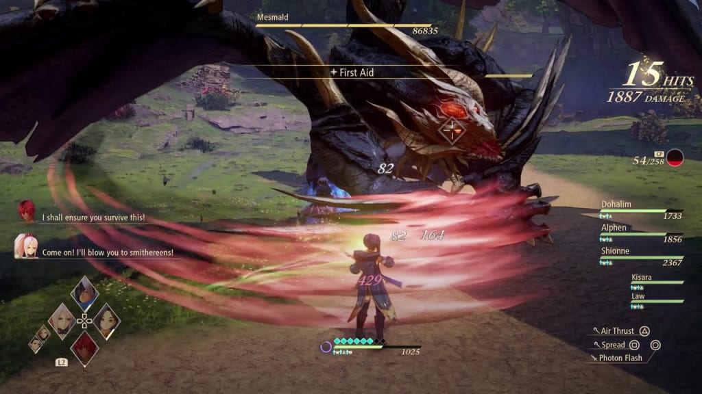 Tales of Arise - Mesmald Claw Attack