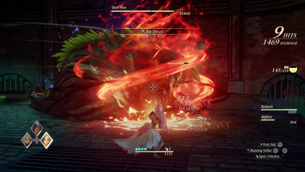 Tales of Arise - How to Defeat Ooze Hive Boss Zeugle Use Fire Artes