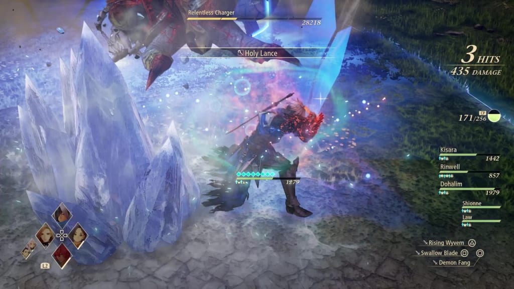 Tales of Arise - Relentless Charger Blazing Sword: Burning Wave Alphen Boost Attack