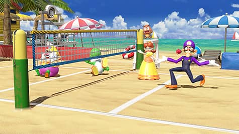 Mario Party Superstars - Beach Volley Folly