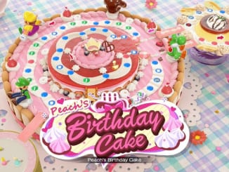 Mario Party Superstars Peach's Birthday Cake Board