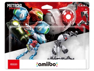 Metroid Dread - Amiibo Samus Aran and E.M.M.I