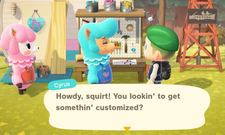 Animal Crossing: New Horizons - Reese and Cyrus' Shop