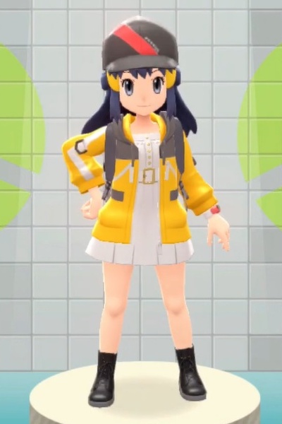 Dawn Platinum Style Outfit Art - Pokémon Brilliant Diamond and