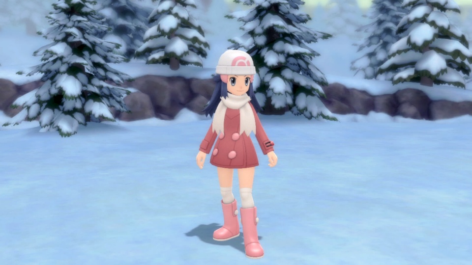 Pokemon Brilliant Diamond and Shining Pearl - Platinum-style Outfit Female