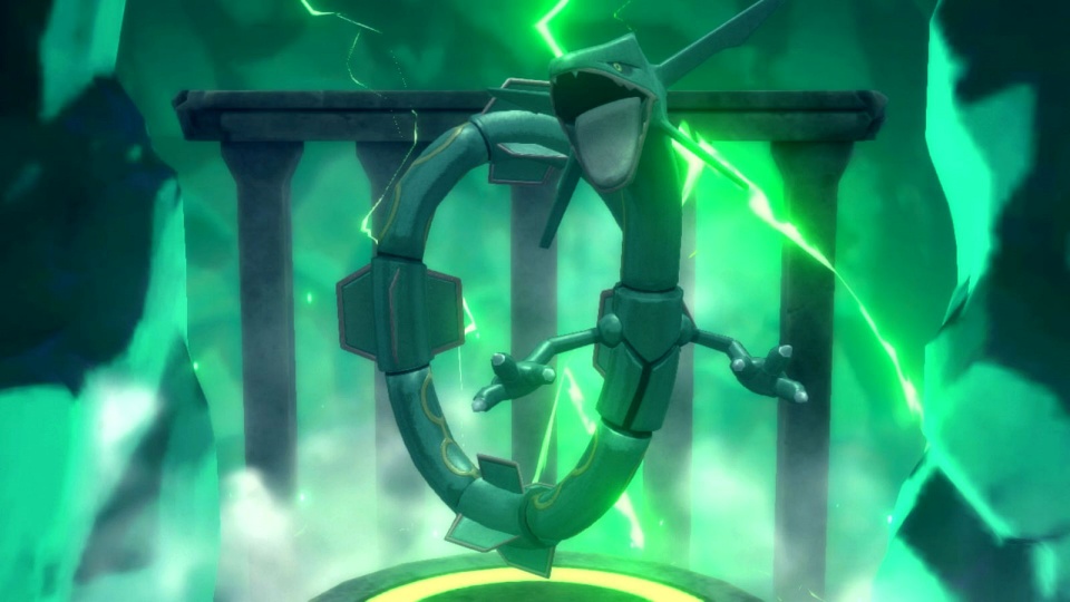 Pokemon Brilliant Diamond and Shining Pearl - Rayquaza Room Summoned