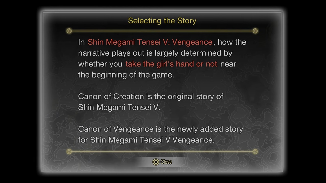 Shin Megami Tensei V (SMT 5) - Select Story Route