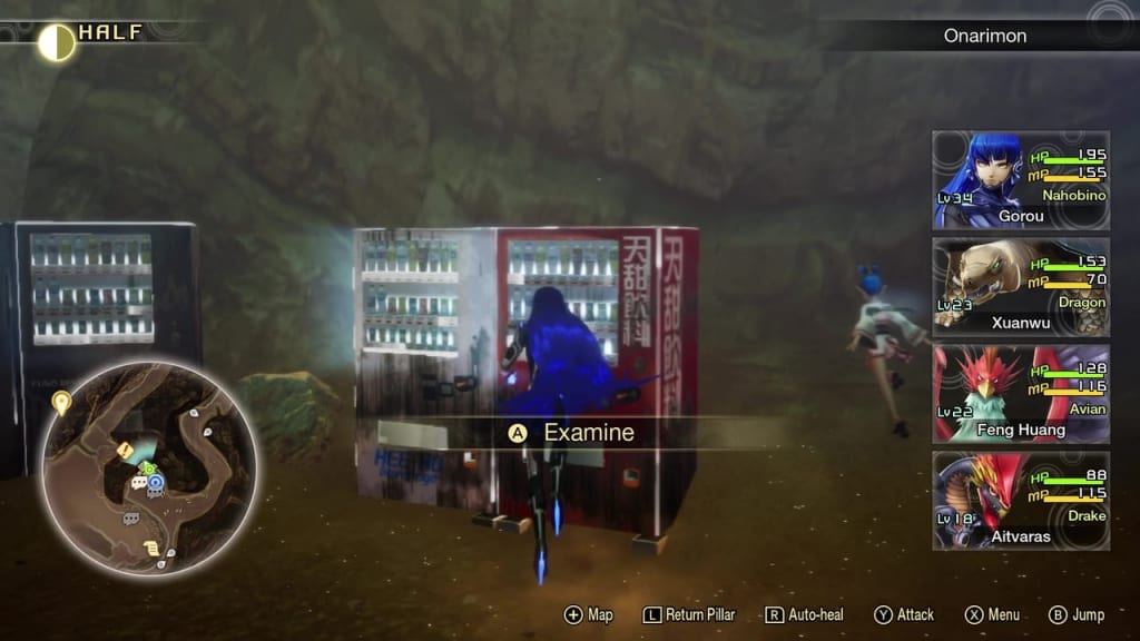 Shin Megami Tensei V - Vending Machines Relic Items