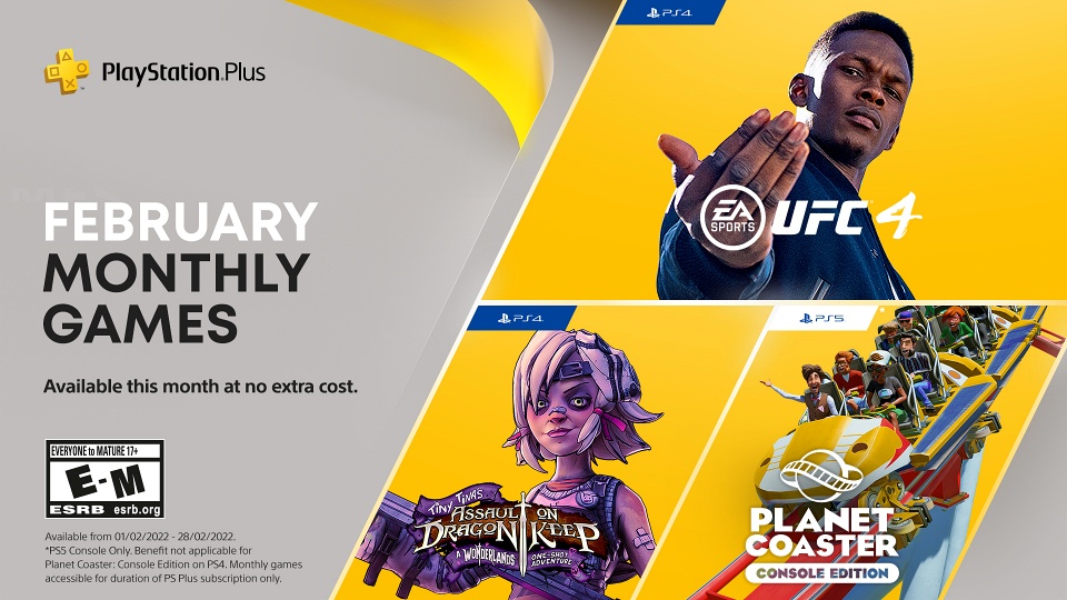 Playstation Plus: Free Games - February 2022