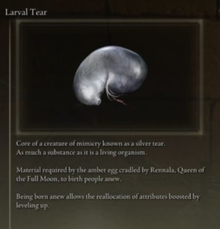 Elden Ring: How to Respec & Reset Stats with Larval Tear items