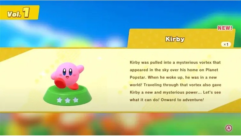 Kirby and the Forgotten Land (Kirby) Capsule List