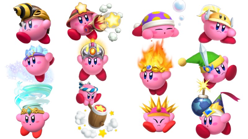 Kirby and the Forgotten Land Copy Abilities List