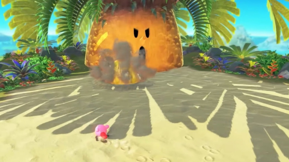 How to beat Phantom Tropic Woods in Kirby and the Forgotten Land