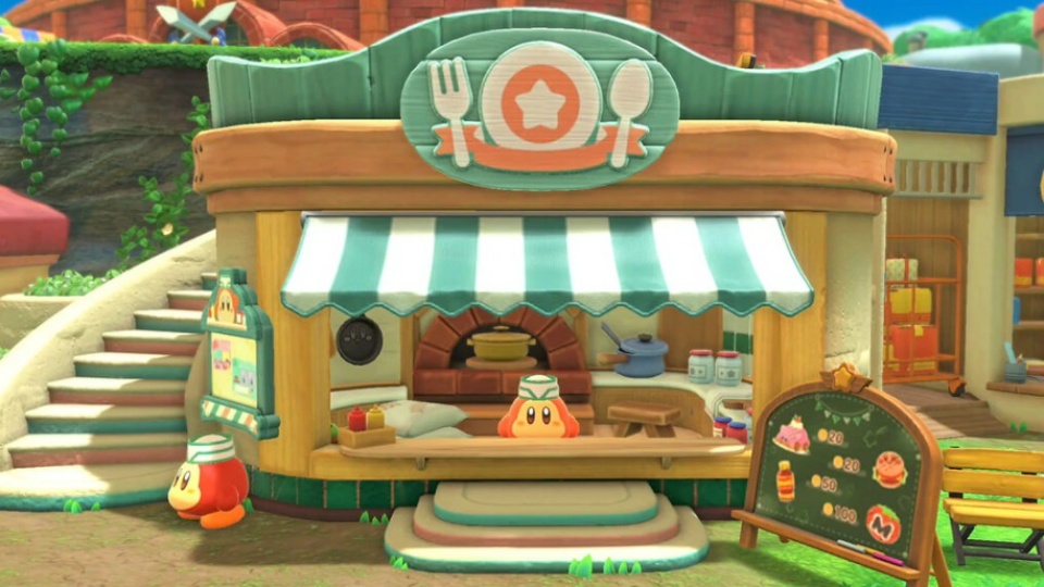 Kirby and the Forgotten Land - Waddle Dee Cafe
