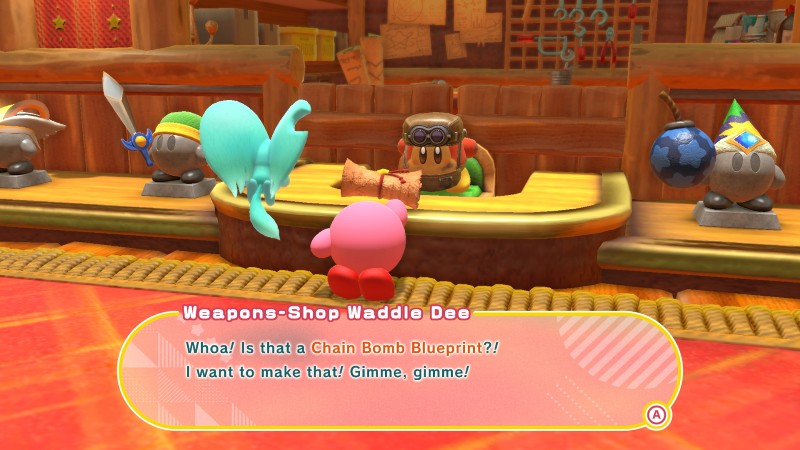 Waddle Dee’s Weapons Shop