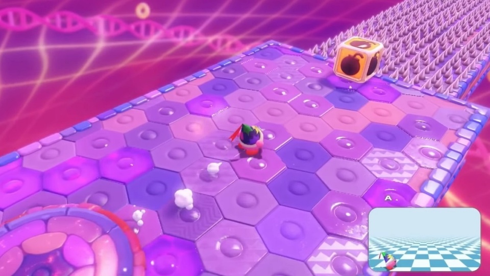 Kirby and the Forgotten Land - Toss 'Em (Bomb) Treasure Road Walkthrough