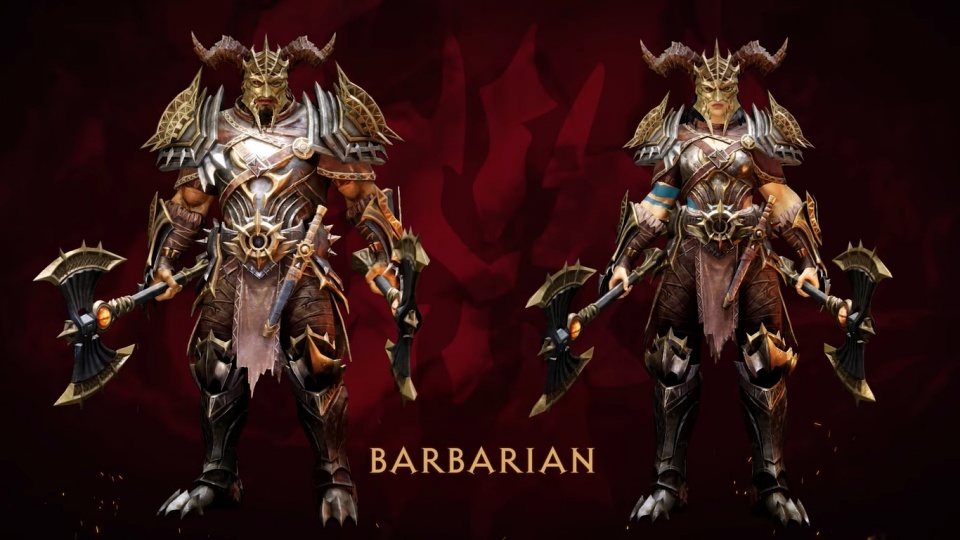 Diablo Immortal - Barbarian Horadrim Cosmetic Set