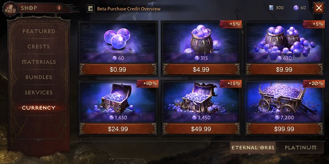 Diablo Immortal Eternal Orbs