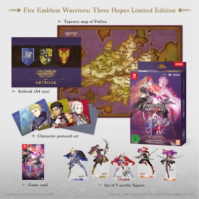 Fire Emblem Warriors Three Hopes Limited Edition on UK and Japan 2