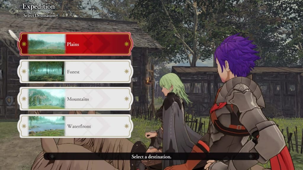 Fire Emblem Warriors: Three Hopes - Byleth Female Expedition Encounter Dialogue Choices