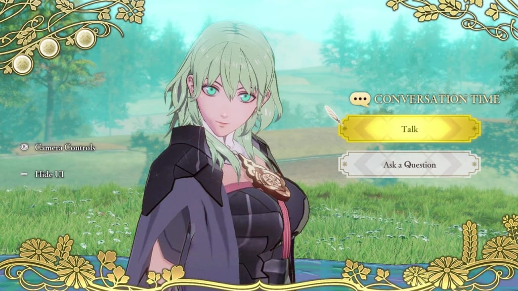 Fire Emblem Warriors: Three Hopes - Byleth Female Conversation Time Talk Dialogue Choices
