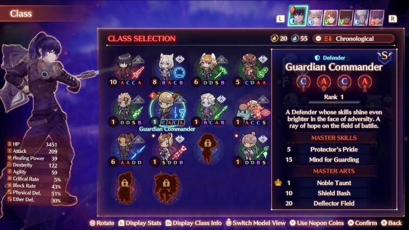 Xenoblade Chronicles 3 All Classes List