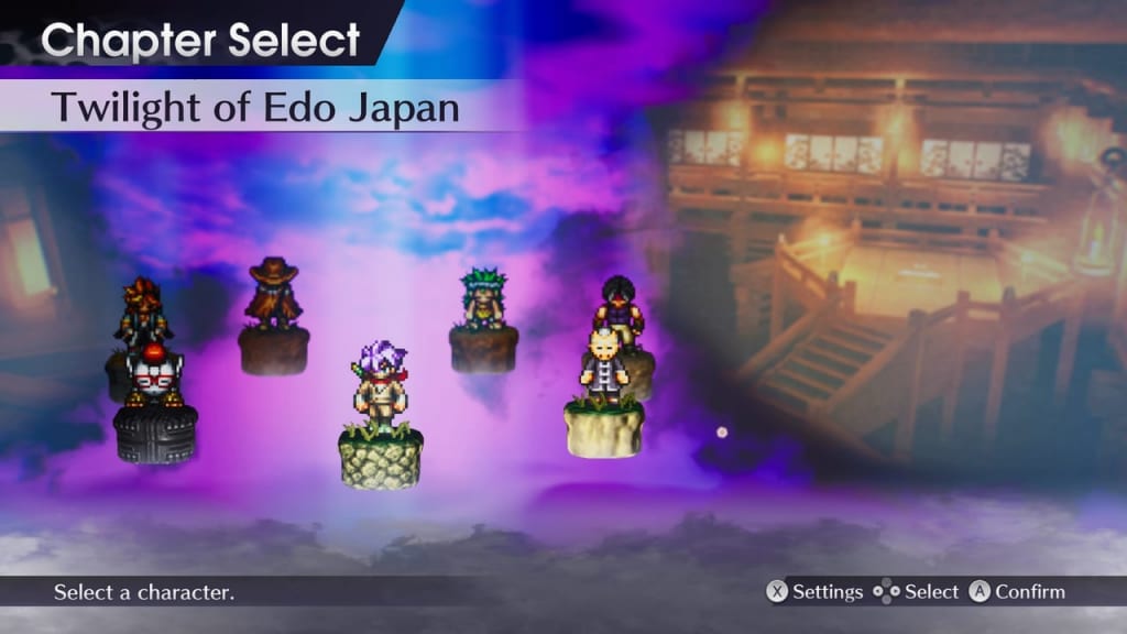 Live A Live Remake - Twilight of Edo Japan: The Infiltrator Chapter Character Abilities and their Effects