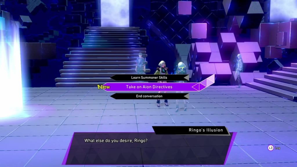 Soul Hackers 2 - Aion Directives Request Location and Ringo's Illusion