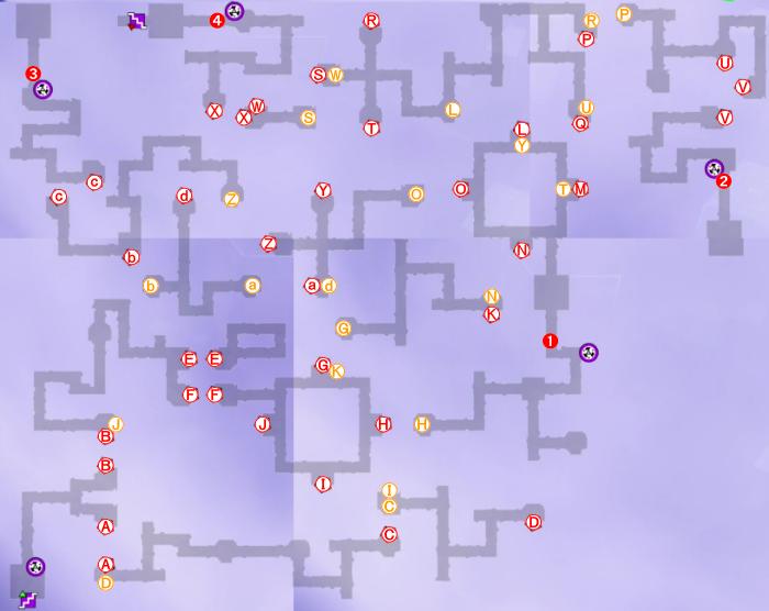 Soul Hackers 2 - Arrow Soul Matrix 4F Map