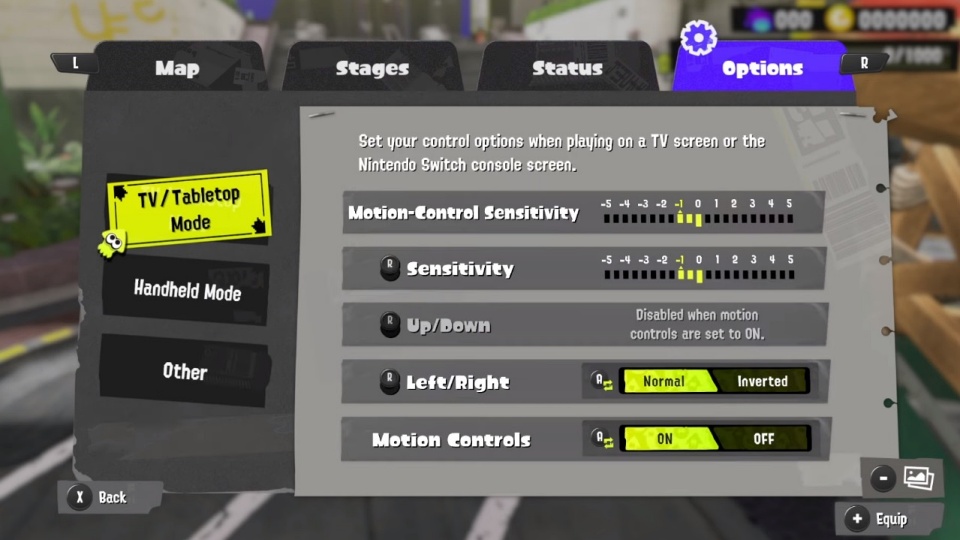 Splatoon 3 - How to Turn Off Motion Controls