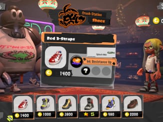 Splatoon 3 - Crush Station Shoe Gear List