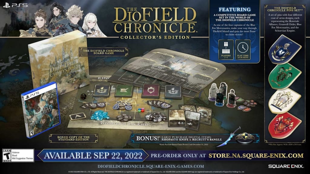 The DioField Chronicle - Collector's Edition